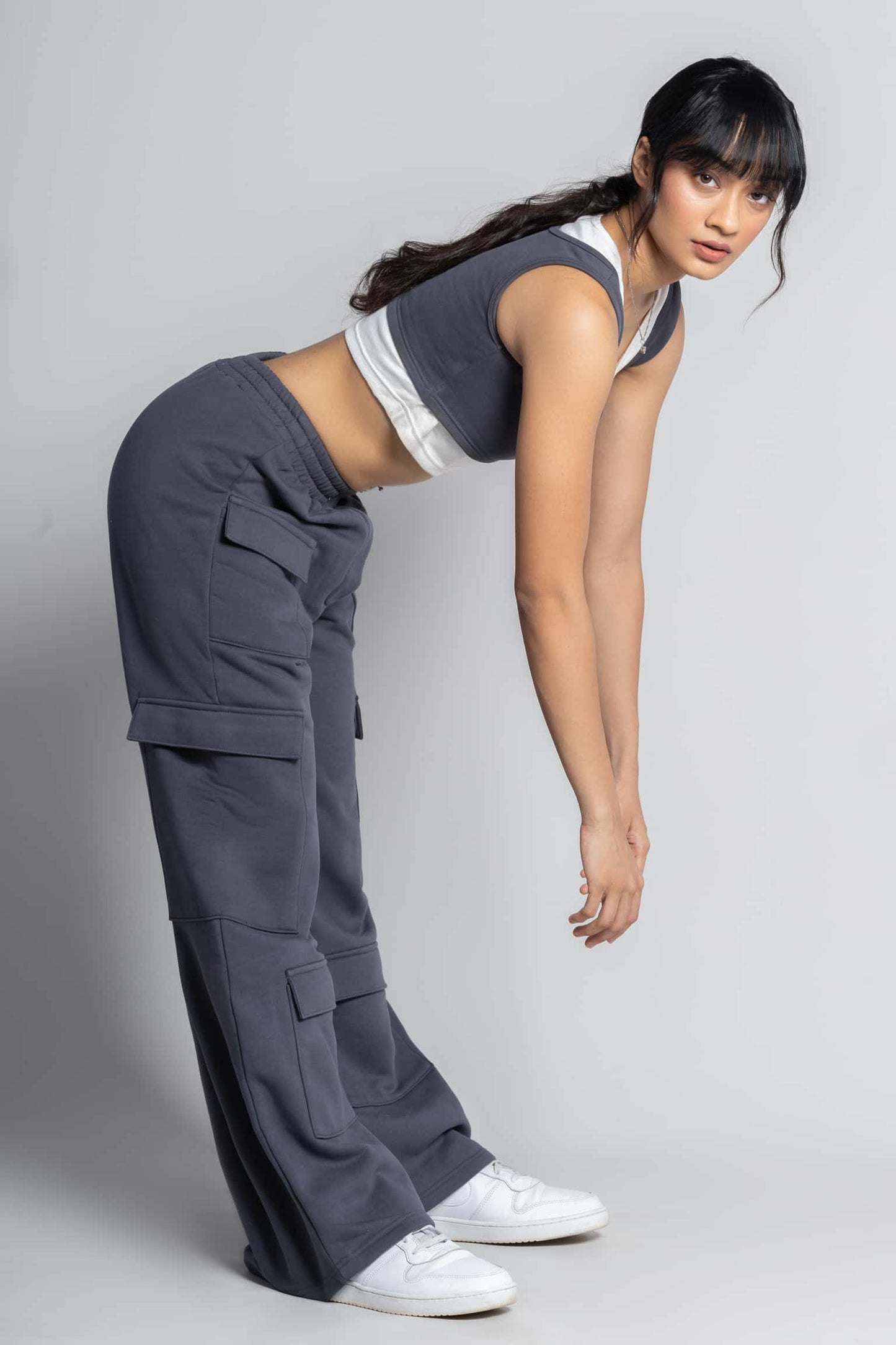 Multi pocket cargo joggers