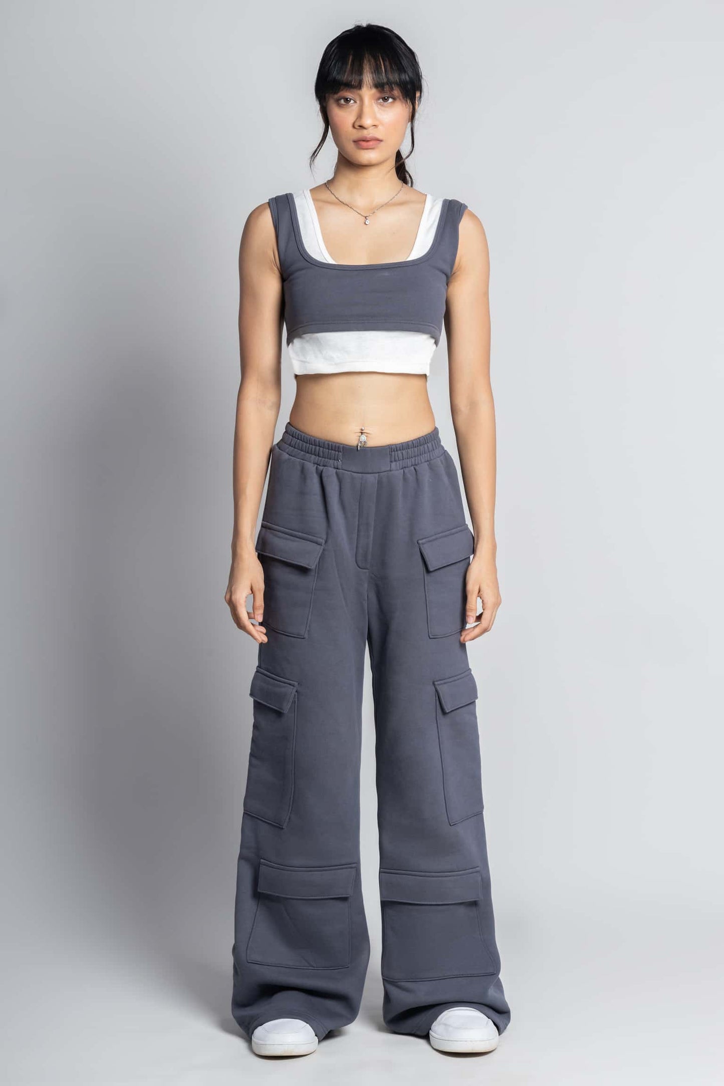 Multi pocket cargo joggers
