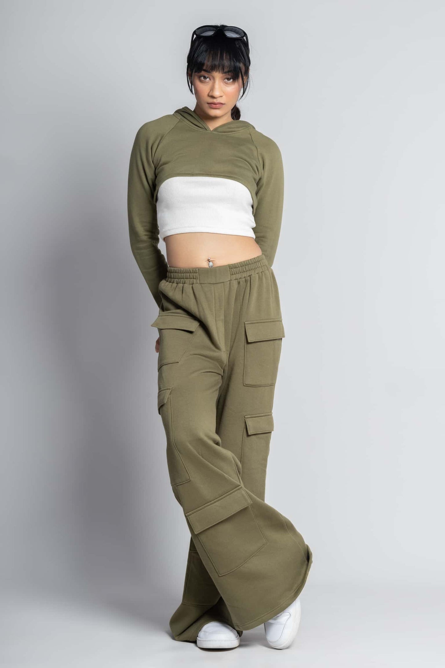 Multi pocket cargo joggers