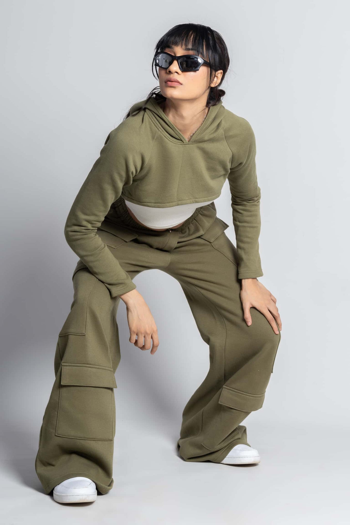 Multi pocket cargo joggers
