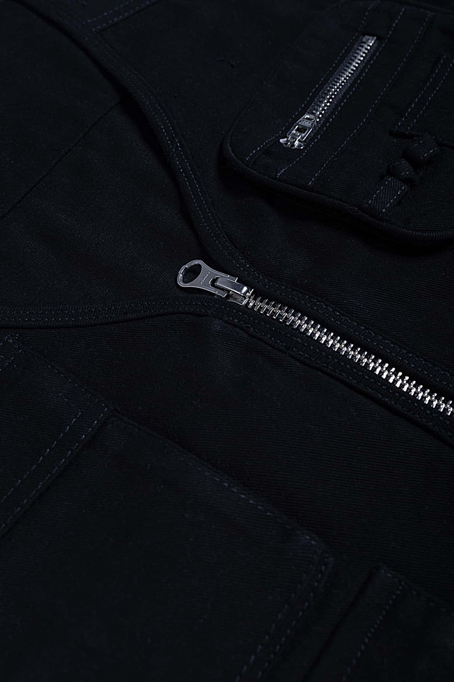 Multipocket twill cargo gilet