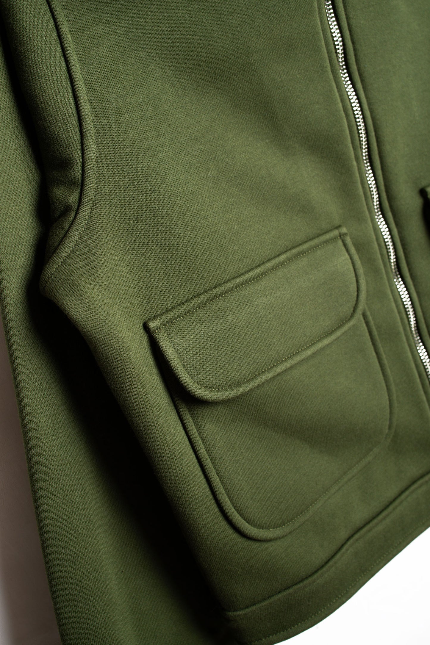 Twin pocket zip hoodie