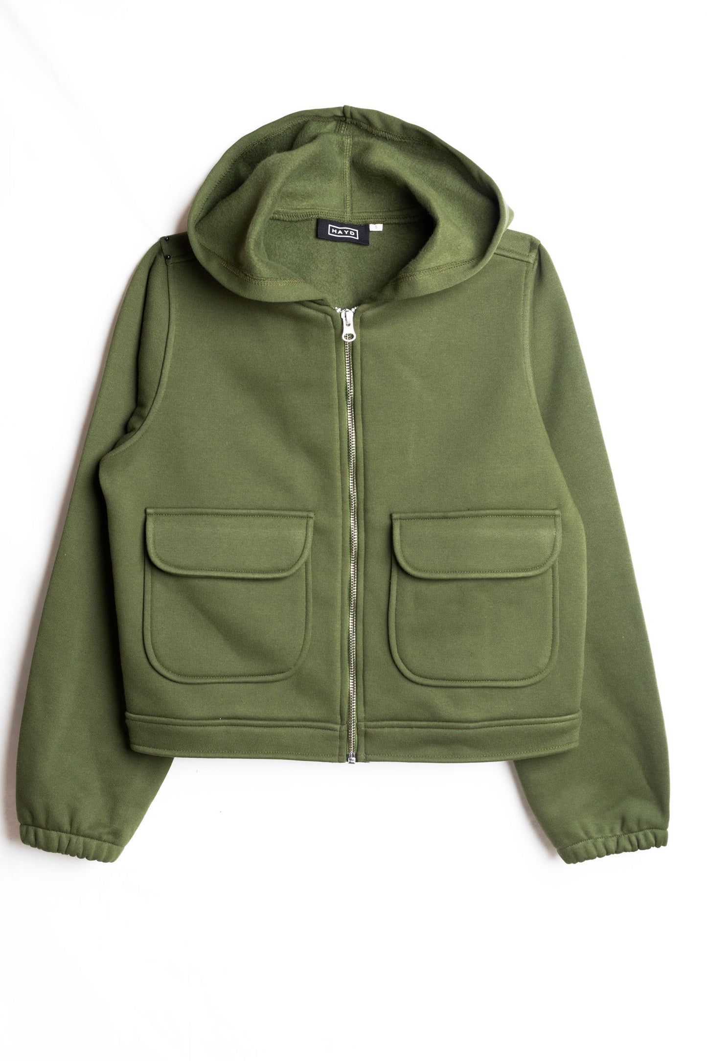 Twin pocket zip hoodie