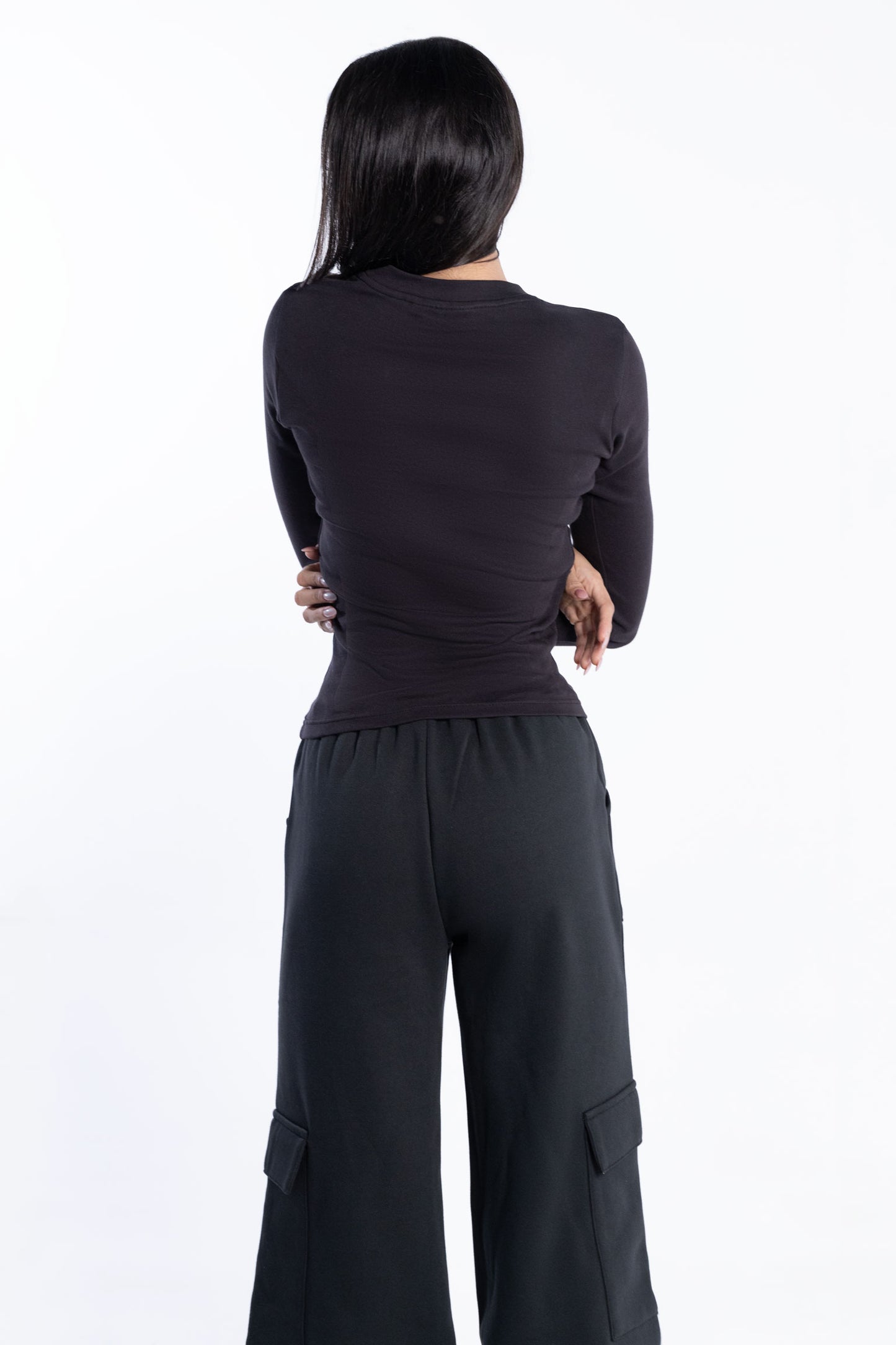 Wide cargo joggers
