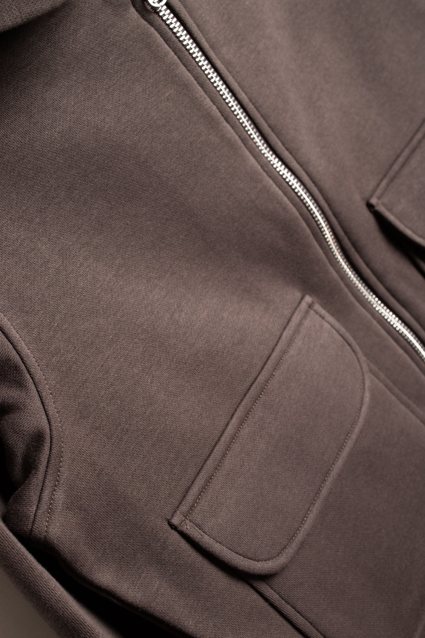 Twin pocket zip hoodie