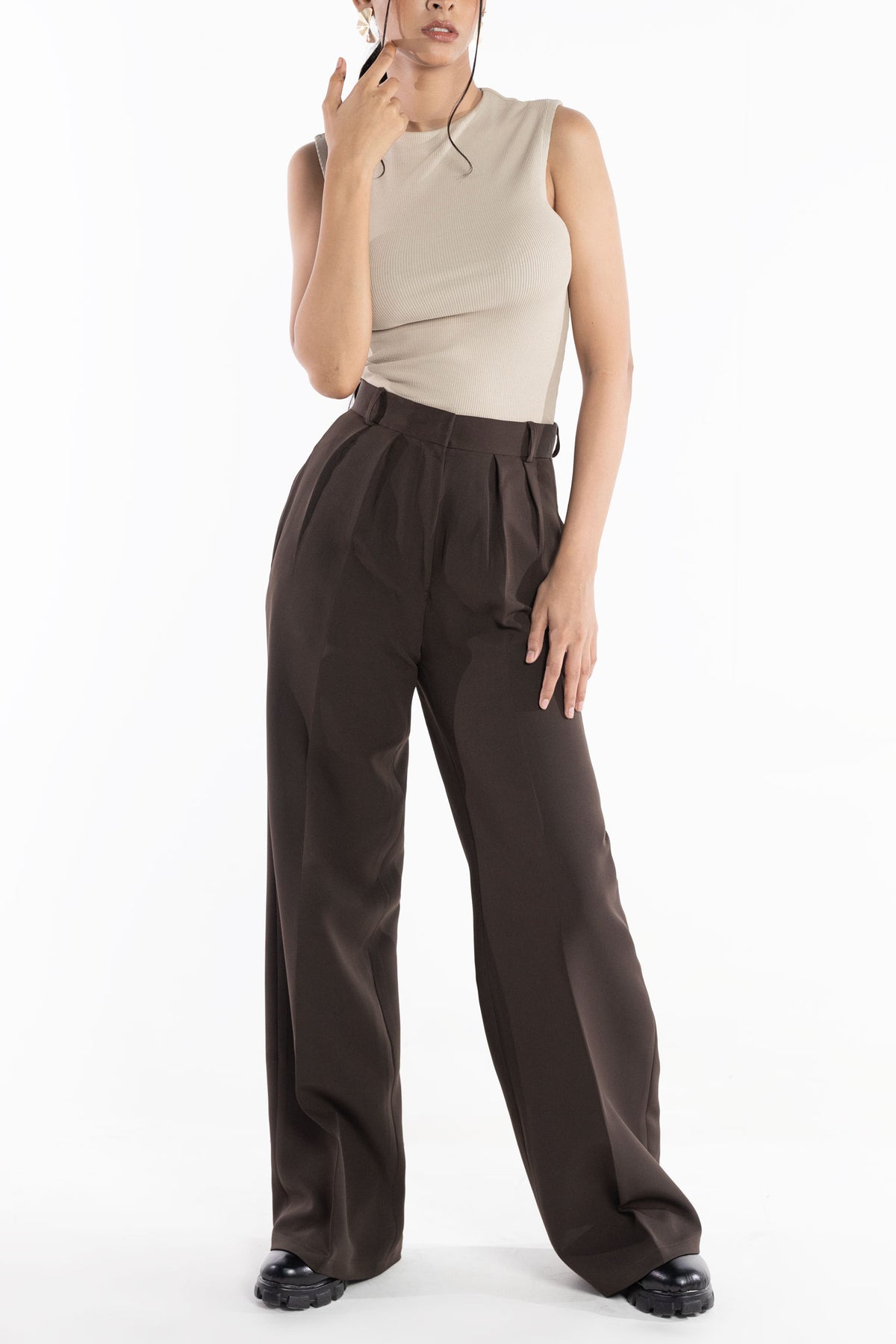 Double Pleat Korean Trousers