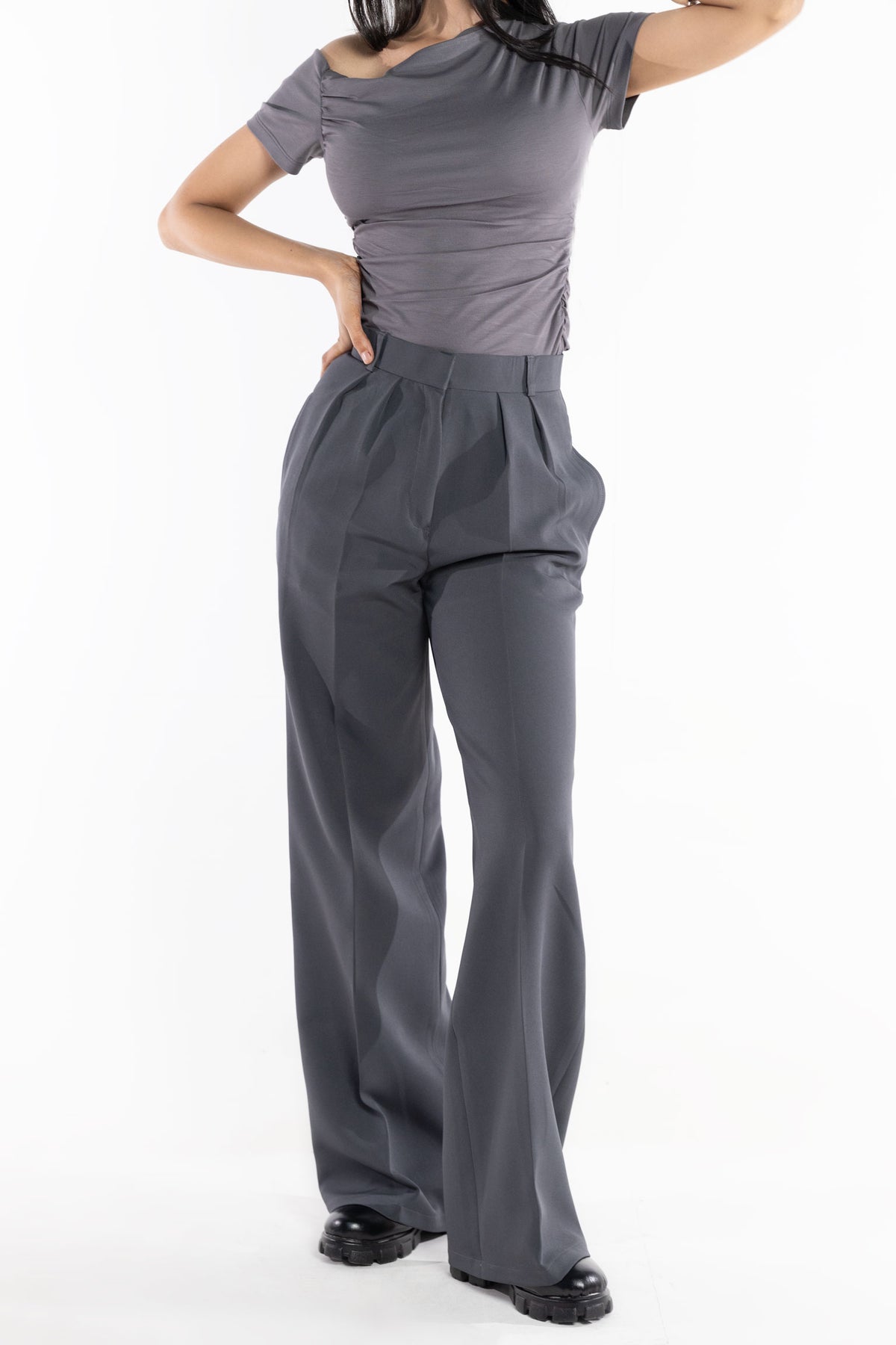 Double Pleat Korean Trousers