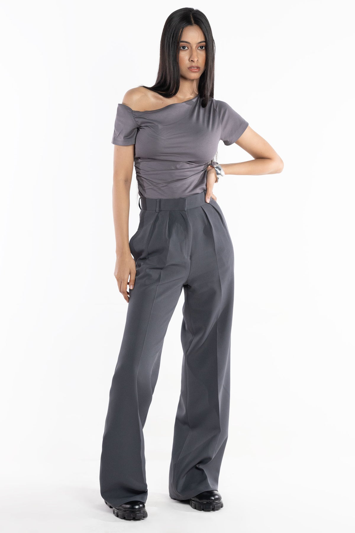 Double Pleat Korean Trousers