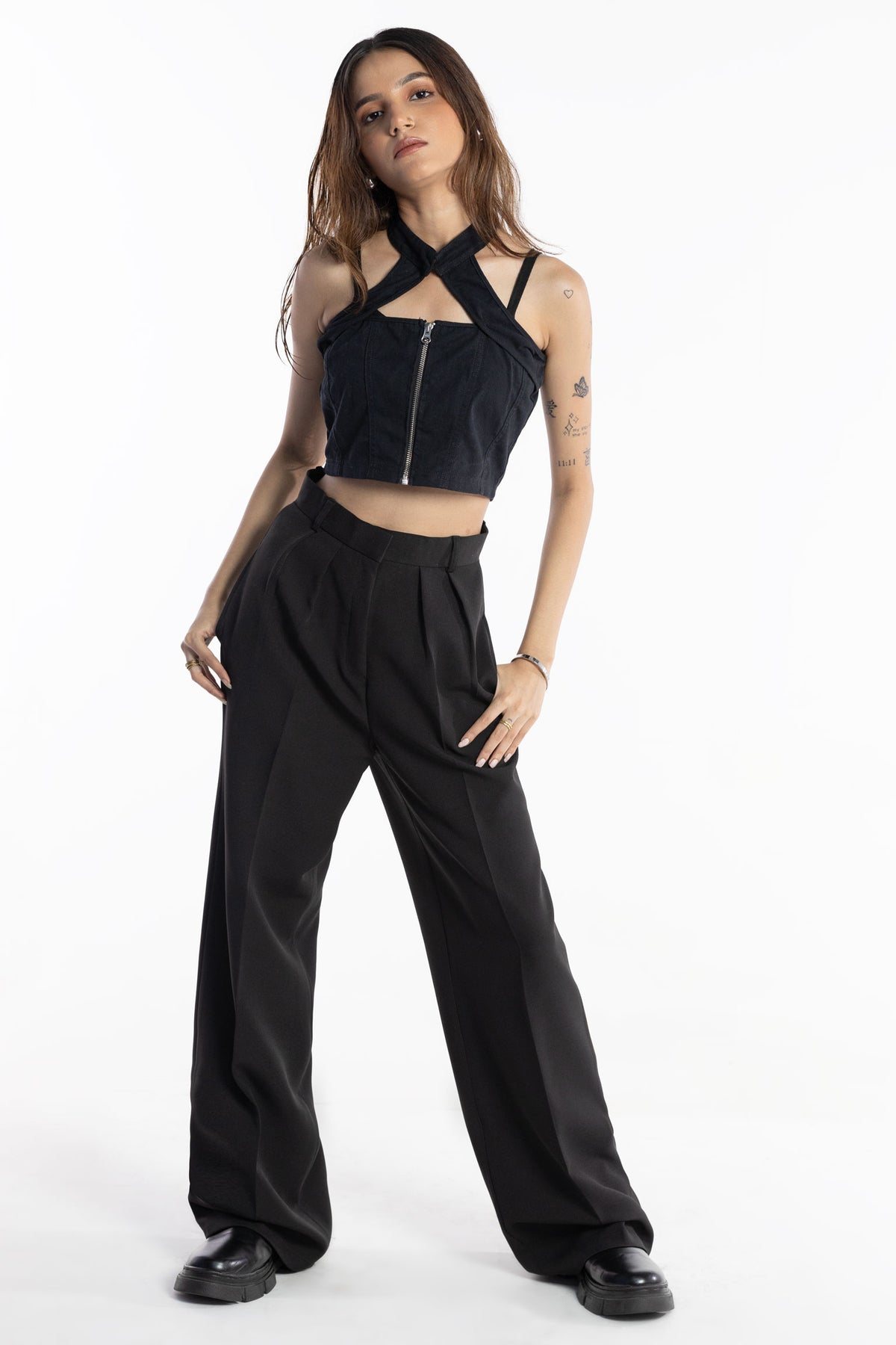 Double Pleat Korean Trousers