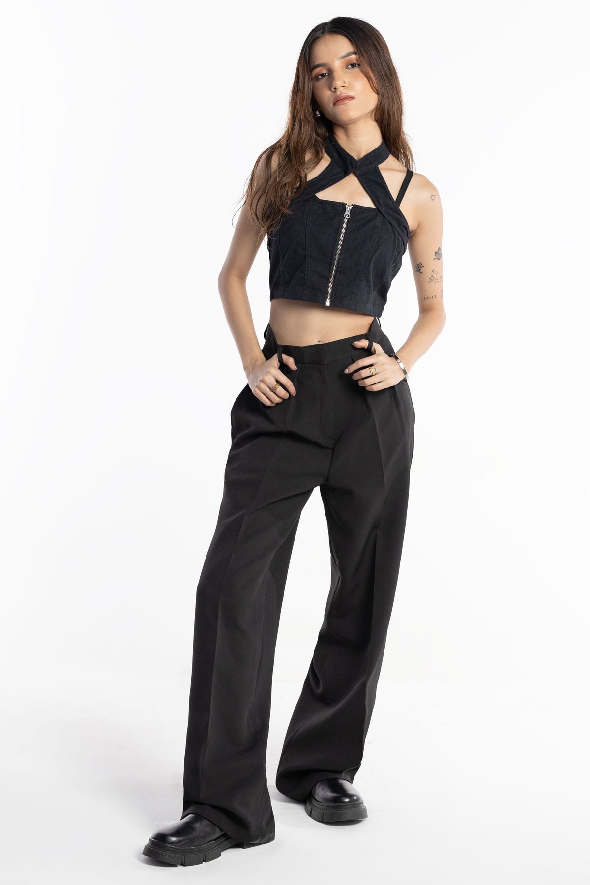 Double Pleat Korean Trousers