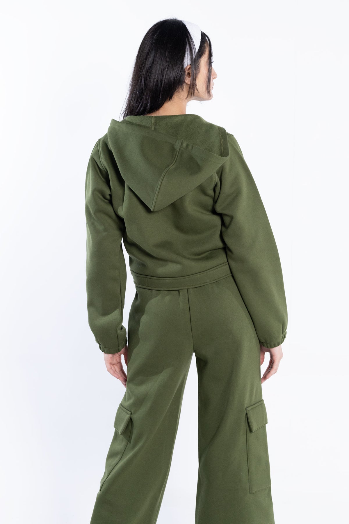 Twin pocket zip hoodie