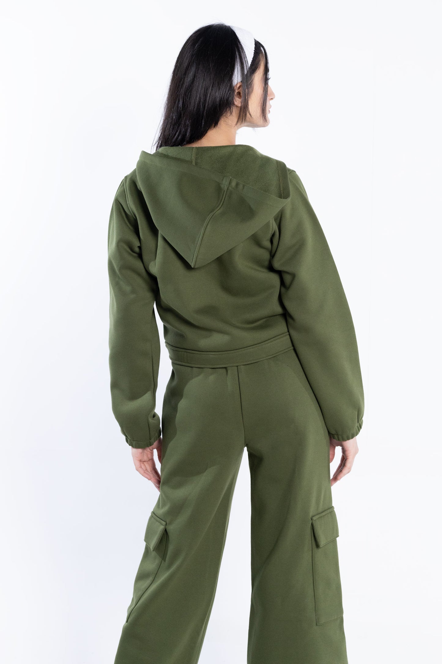 Twin pocket zip hoodie