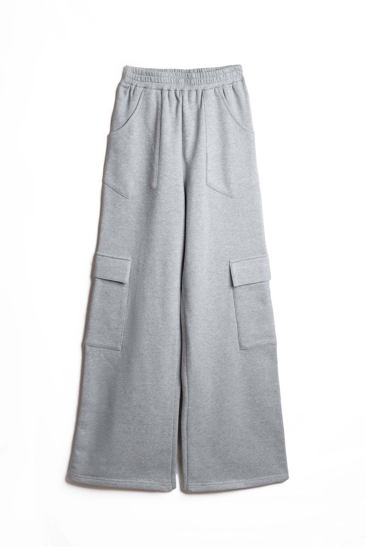 Wide cargo joggers