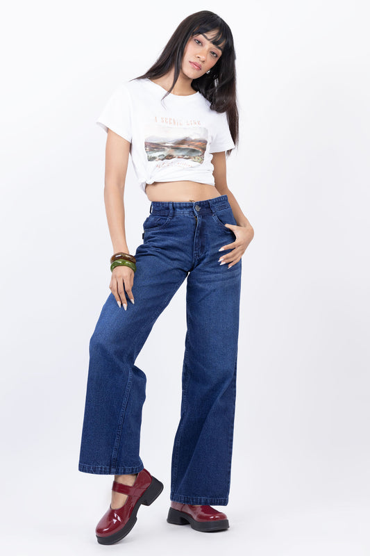 Low waist straight fit jeans