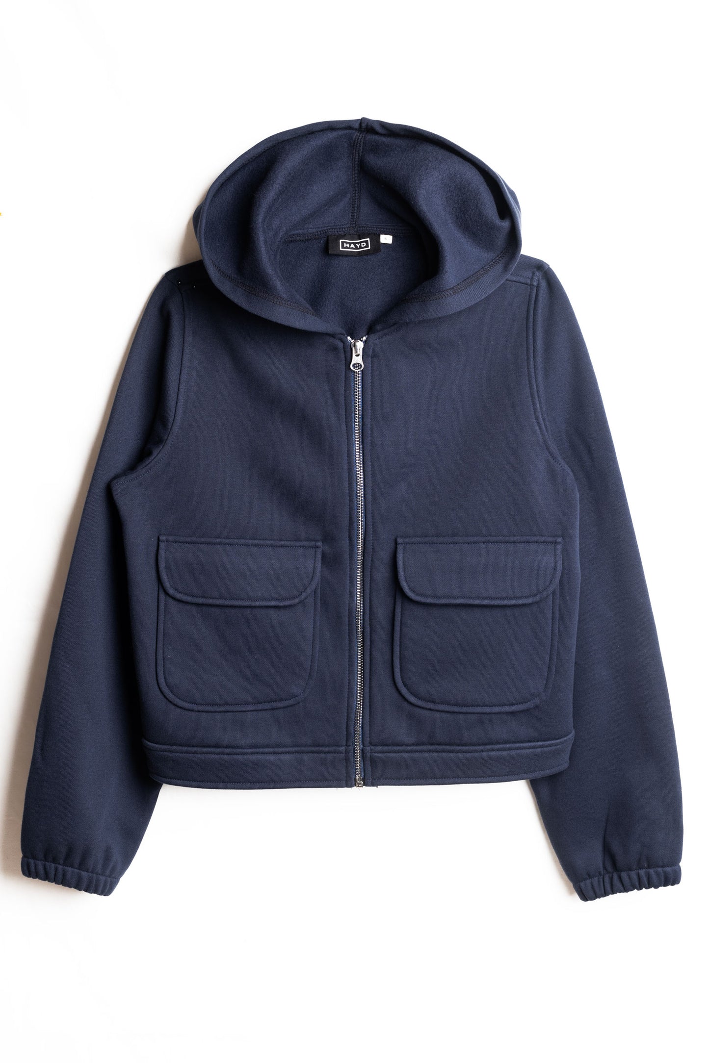 Twin pocket zip hoodie