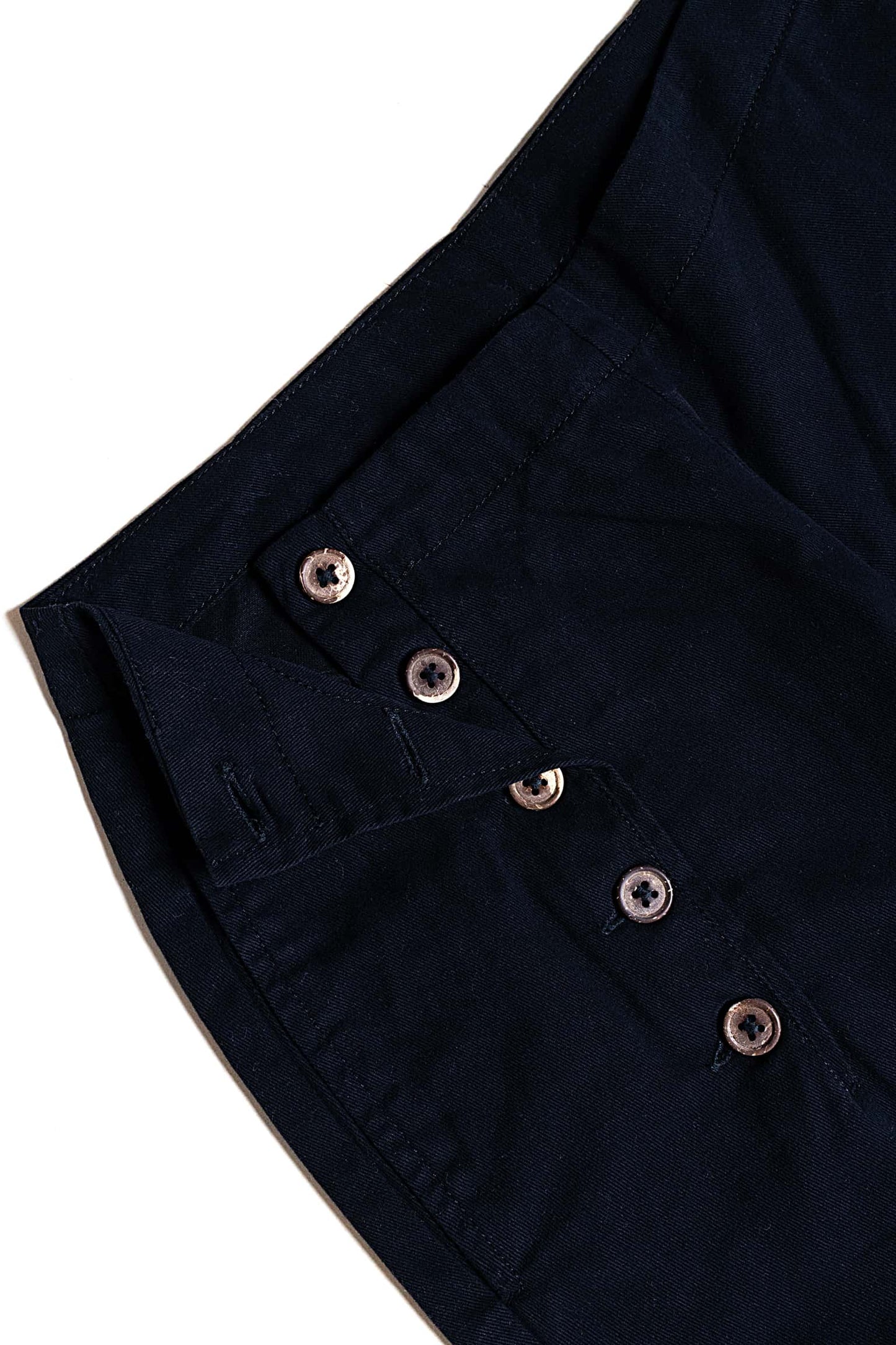 Multi-button Flared Cargo Pants