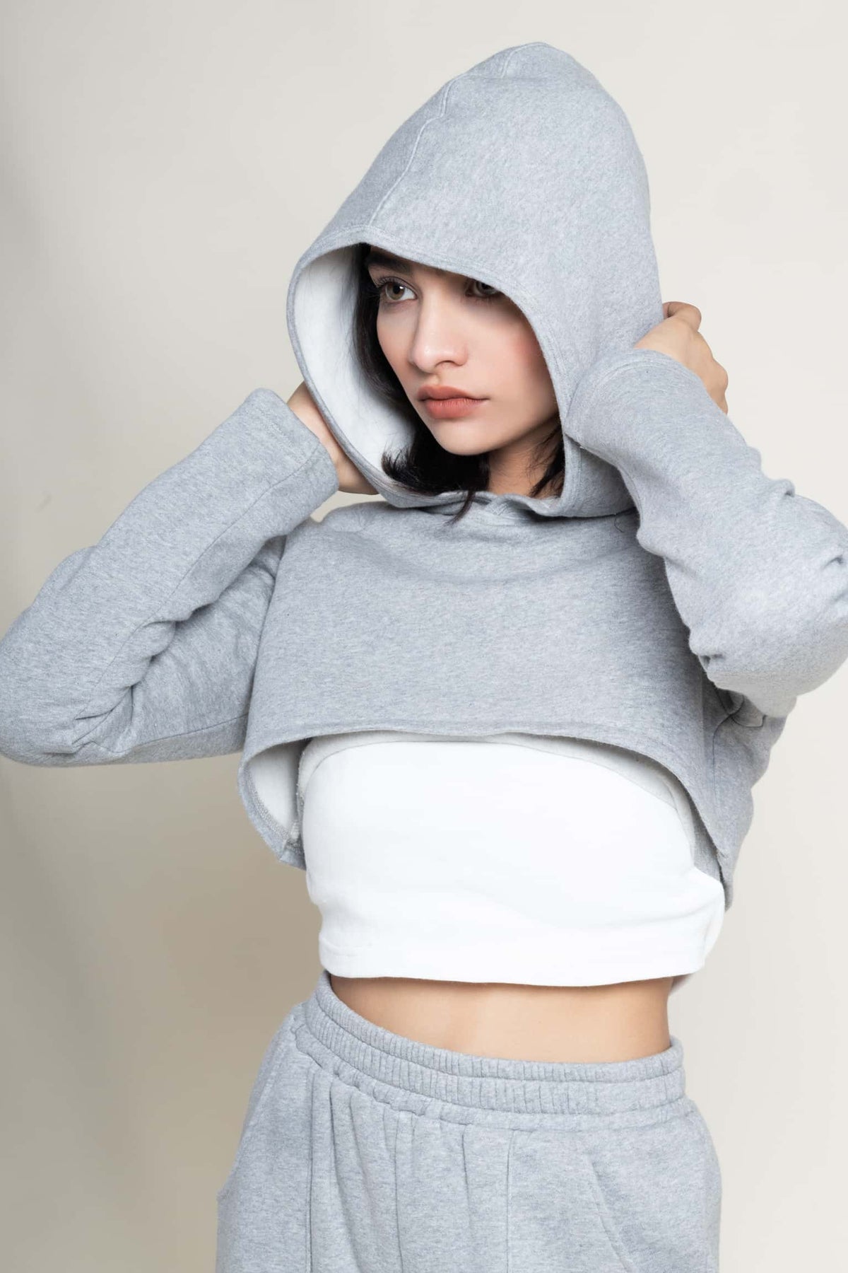 Classic cropped hoodie