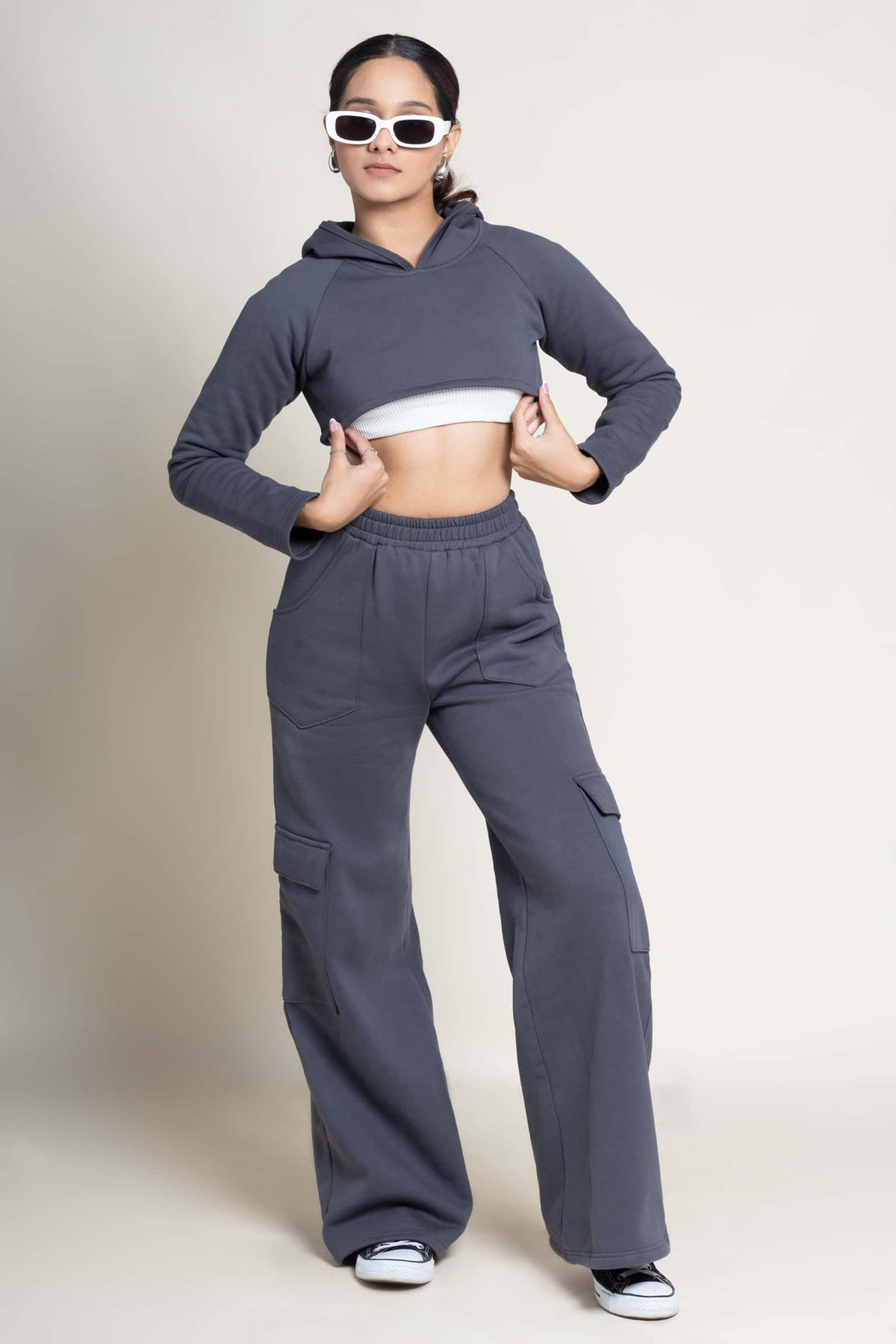 Classic cropped hoodie
