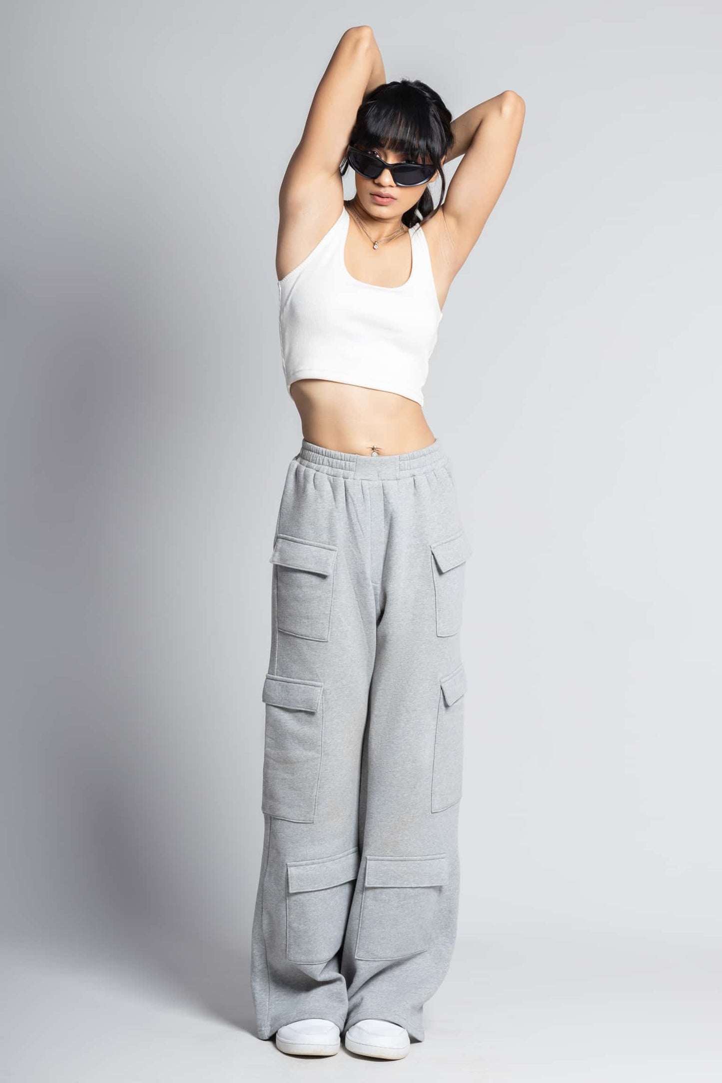 Multi pocket cargo joggers
