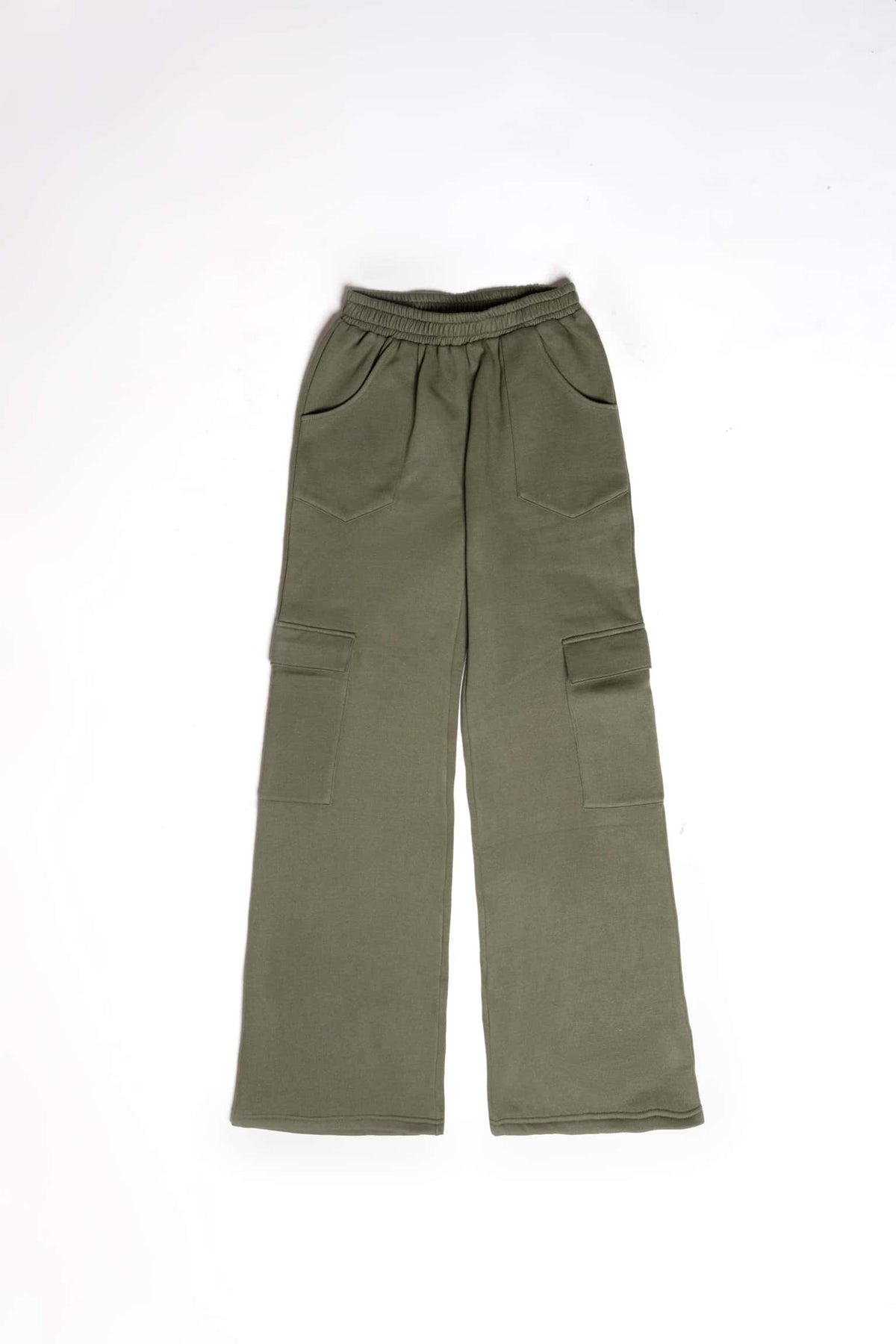 Wide cargo joggers