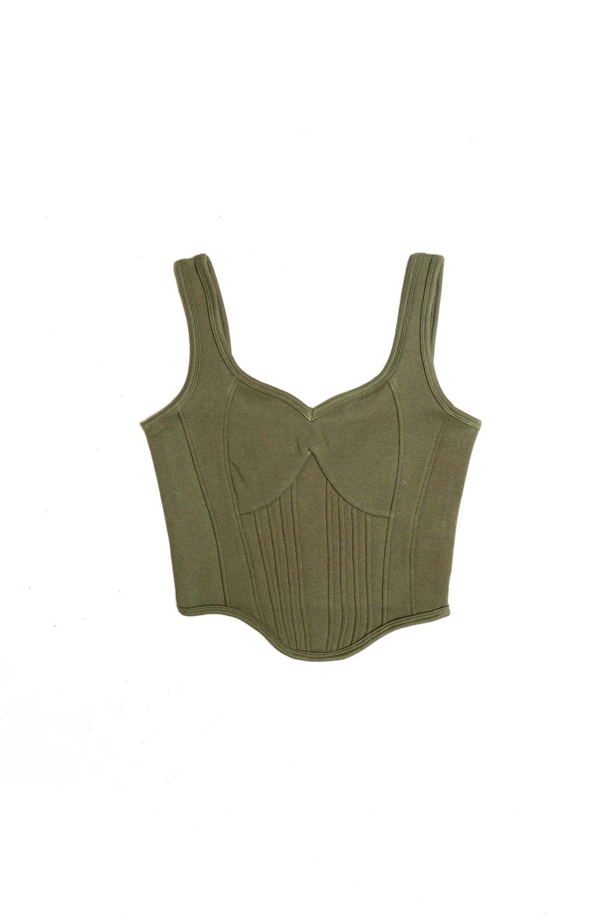 Sleeveless corset top