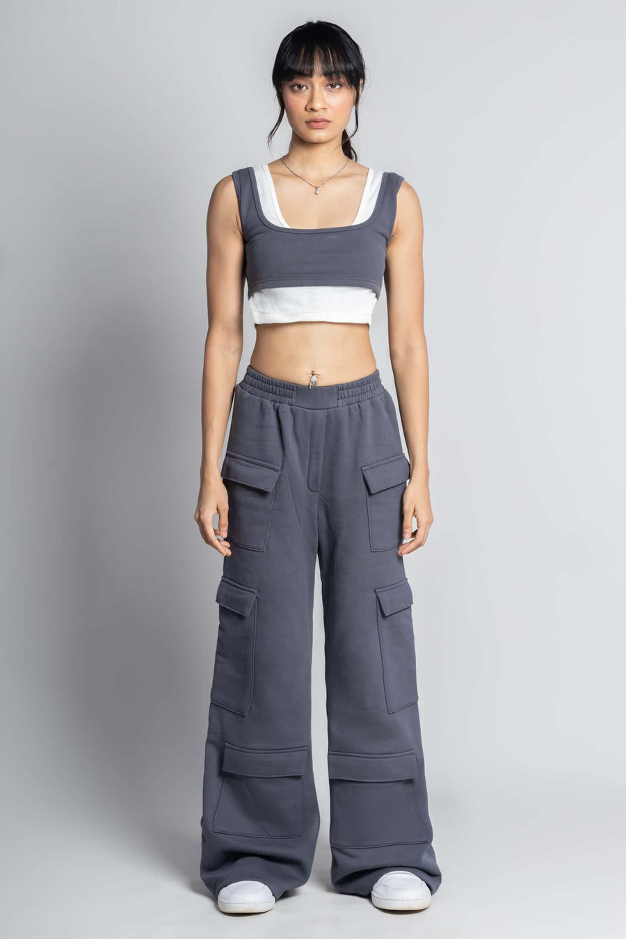 Multi pocket cargo joggers