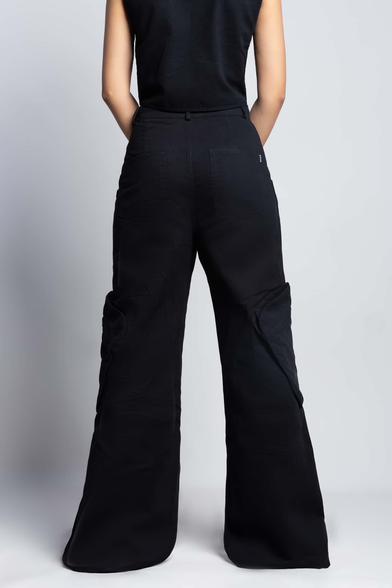 パンツ W double maximum travel pants ovy kaja W double maximum travel pants OVY KAJA 黒 Double Knee Pant