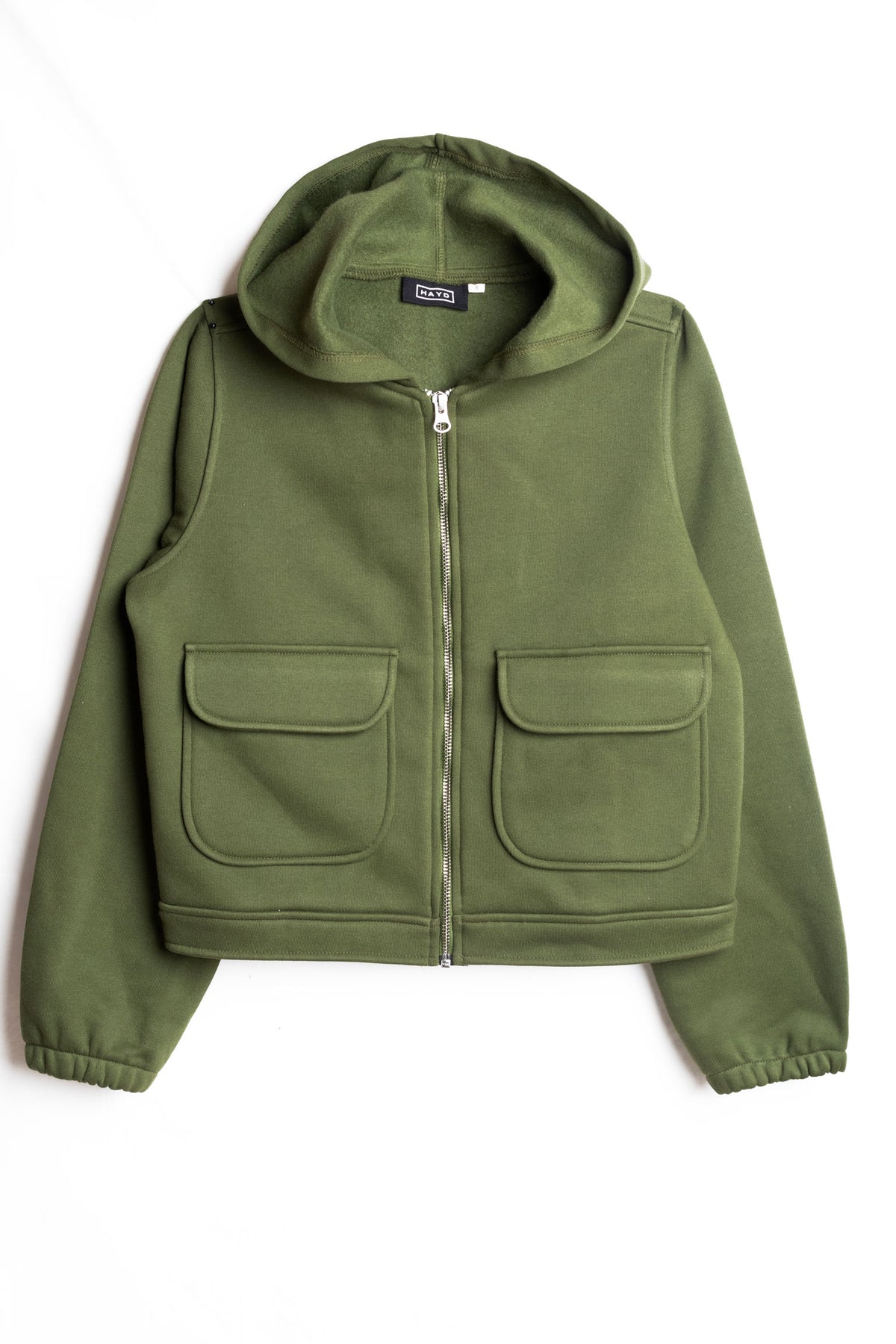 Twin pocket zip hoodie