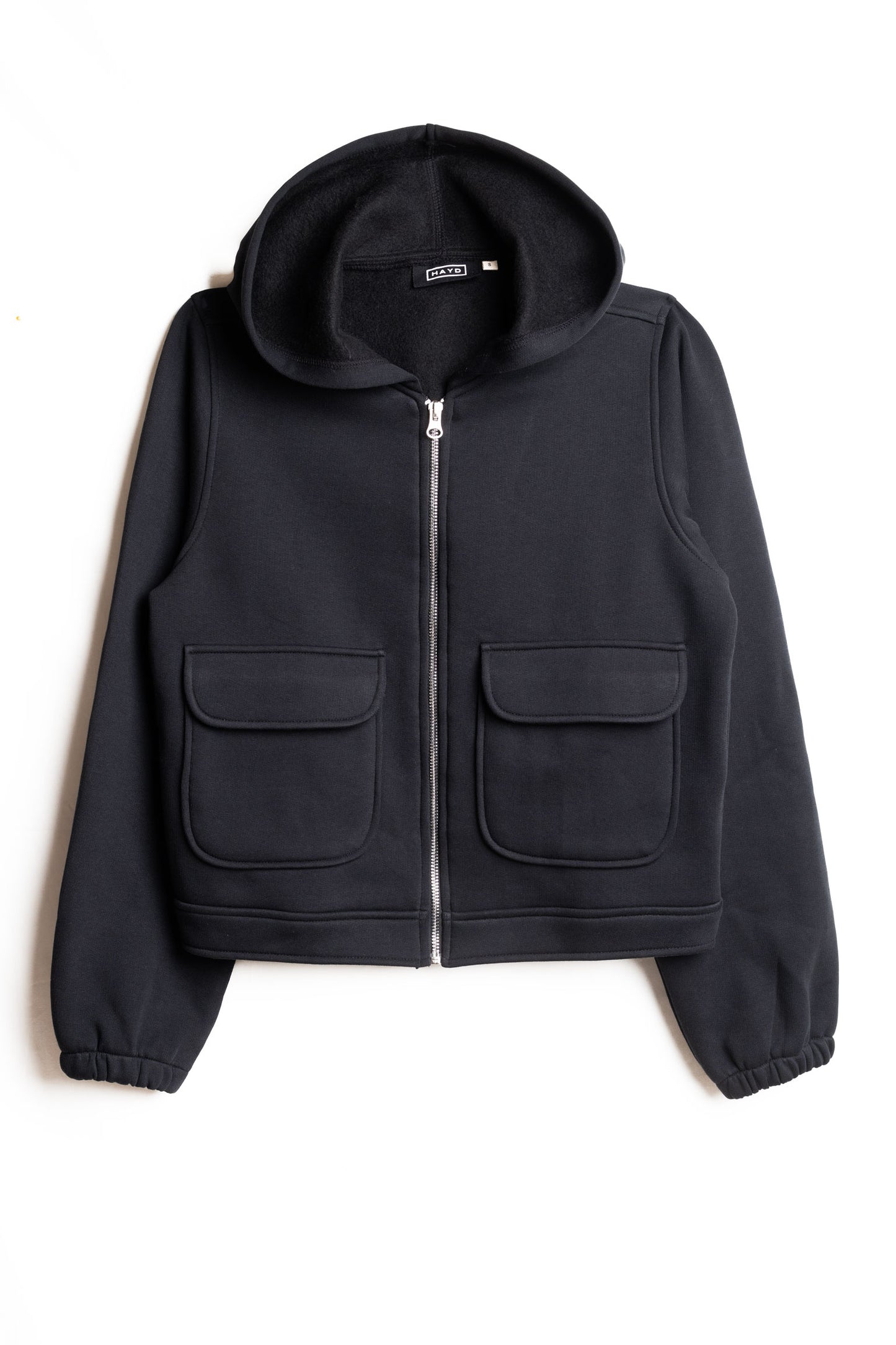 Twin pocket zip hoodie