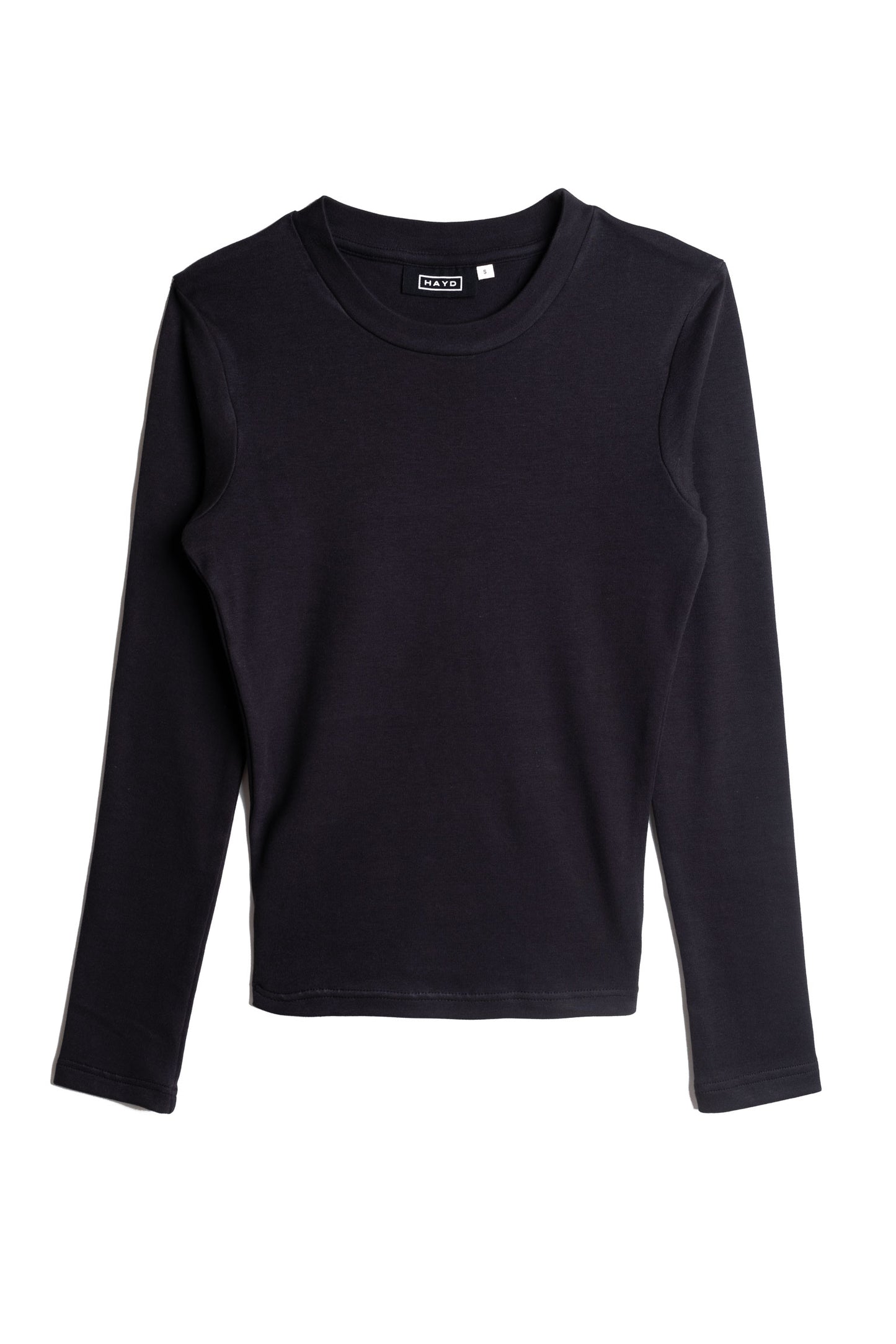 Long-sleeved fitted top