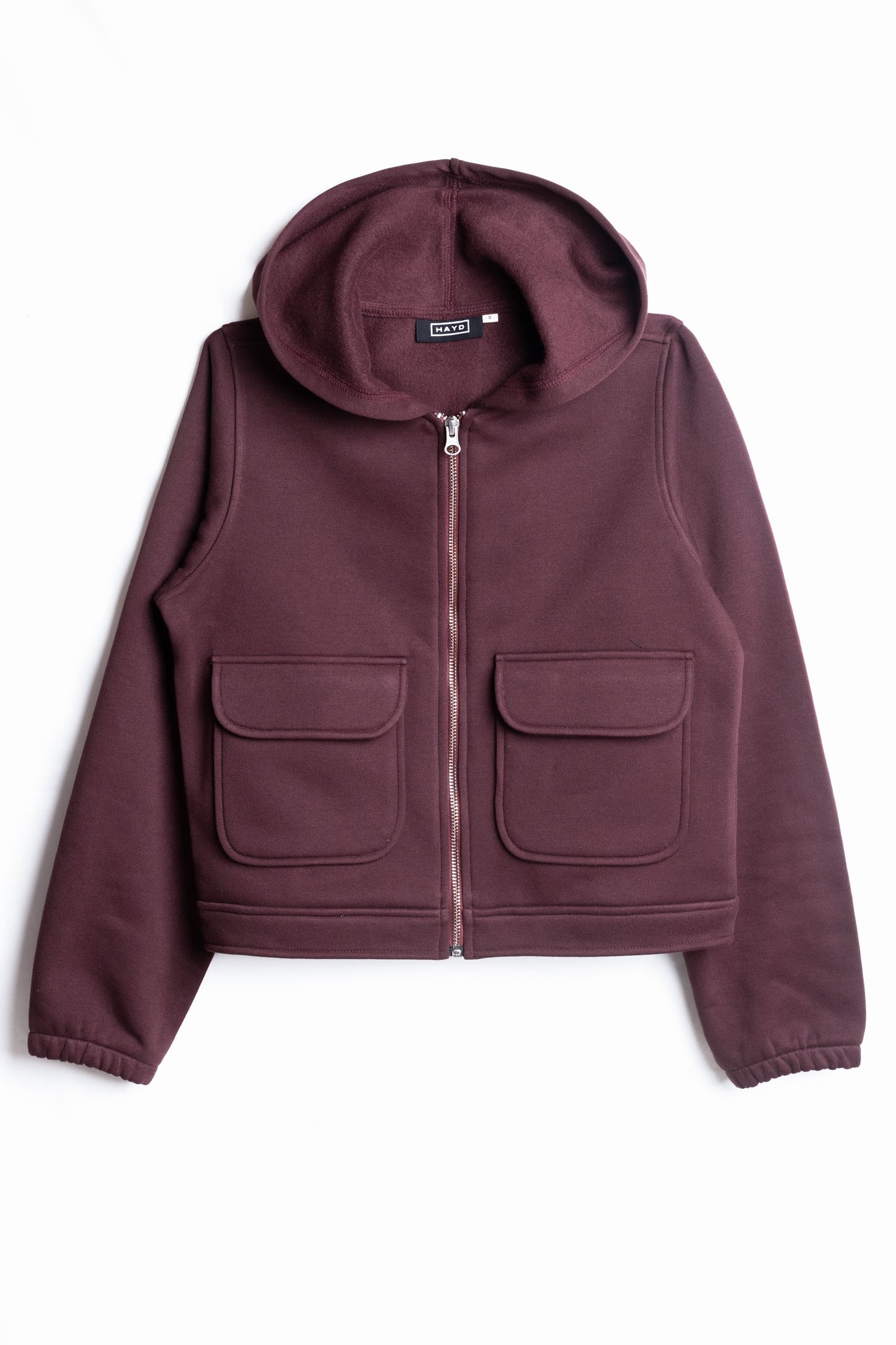 Twin pocket zip hoodie