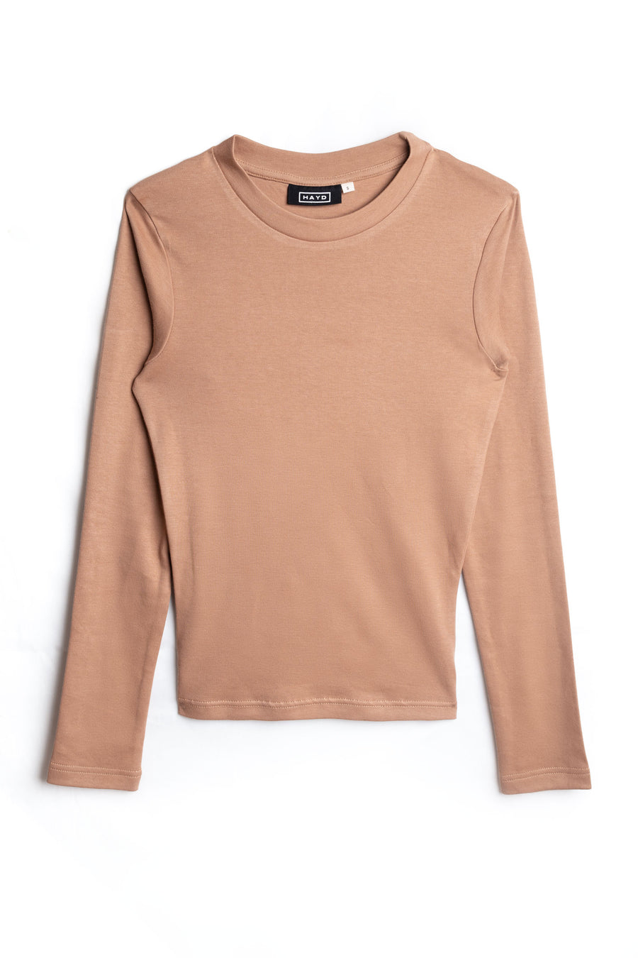 Long-sleeved fitted top