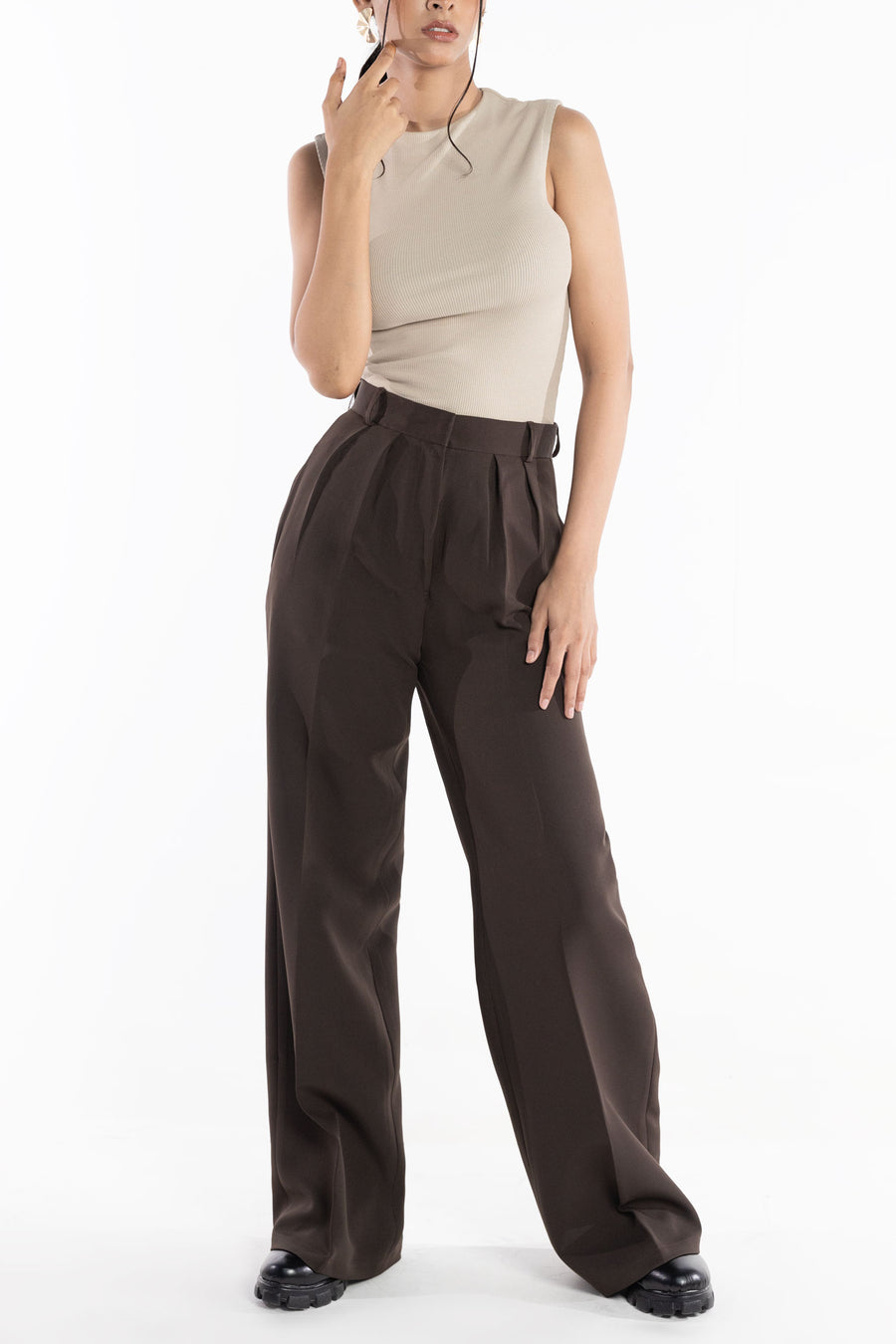 Double Pleat Korean Trousers