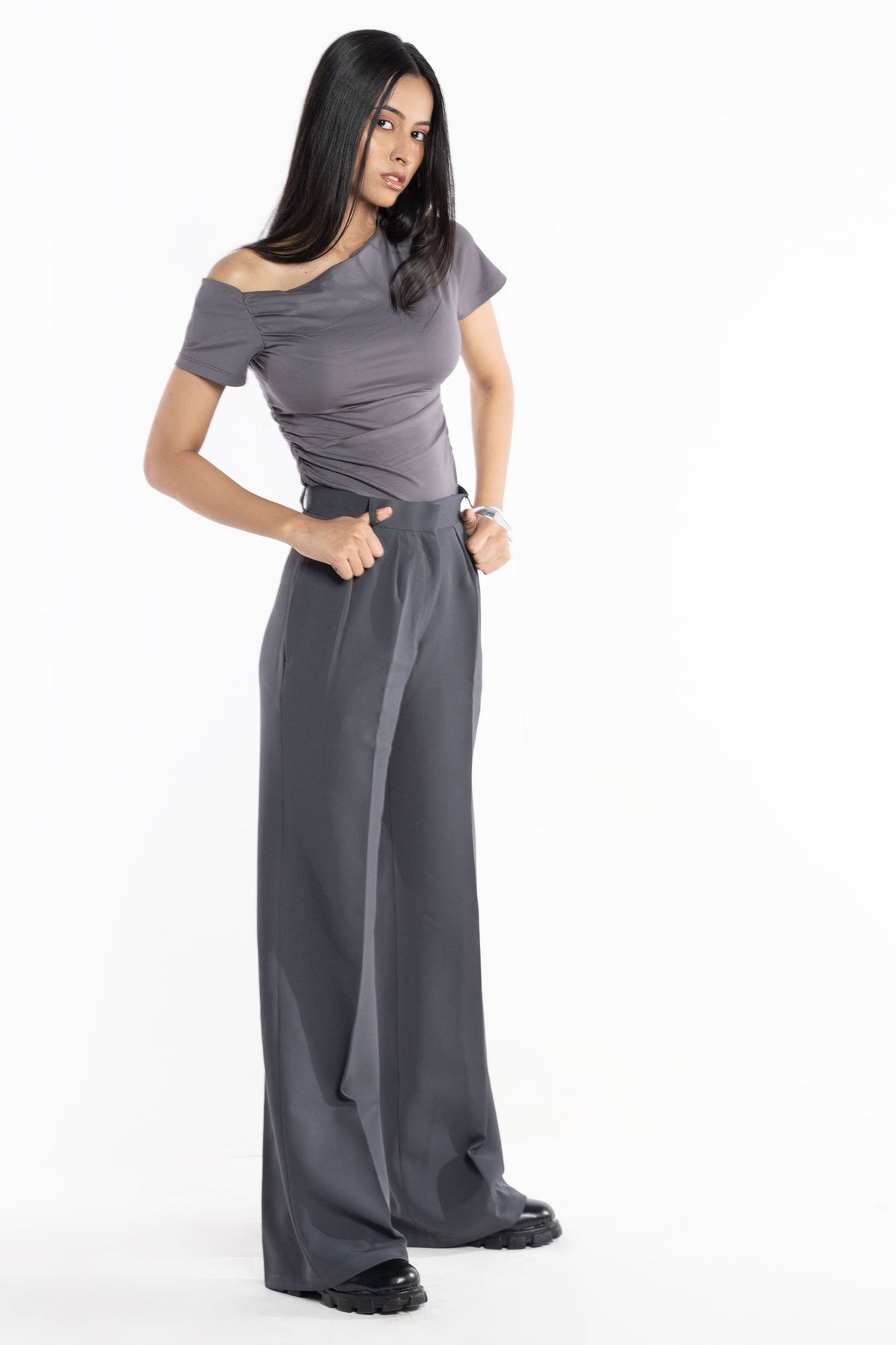 Double Pleat Korean Trousers