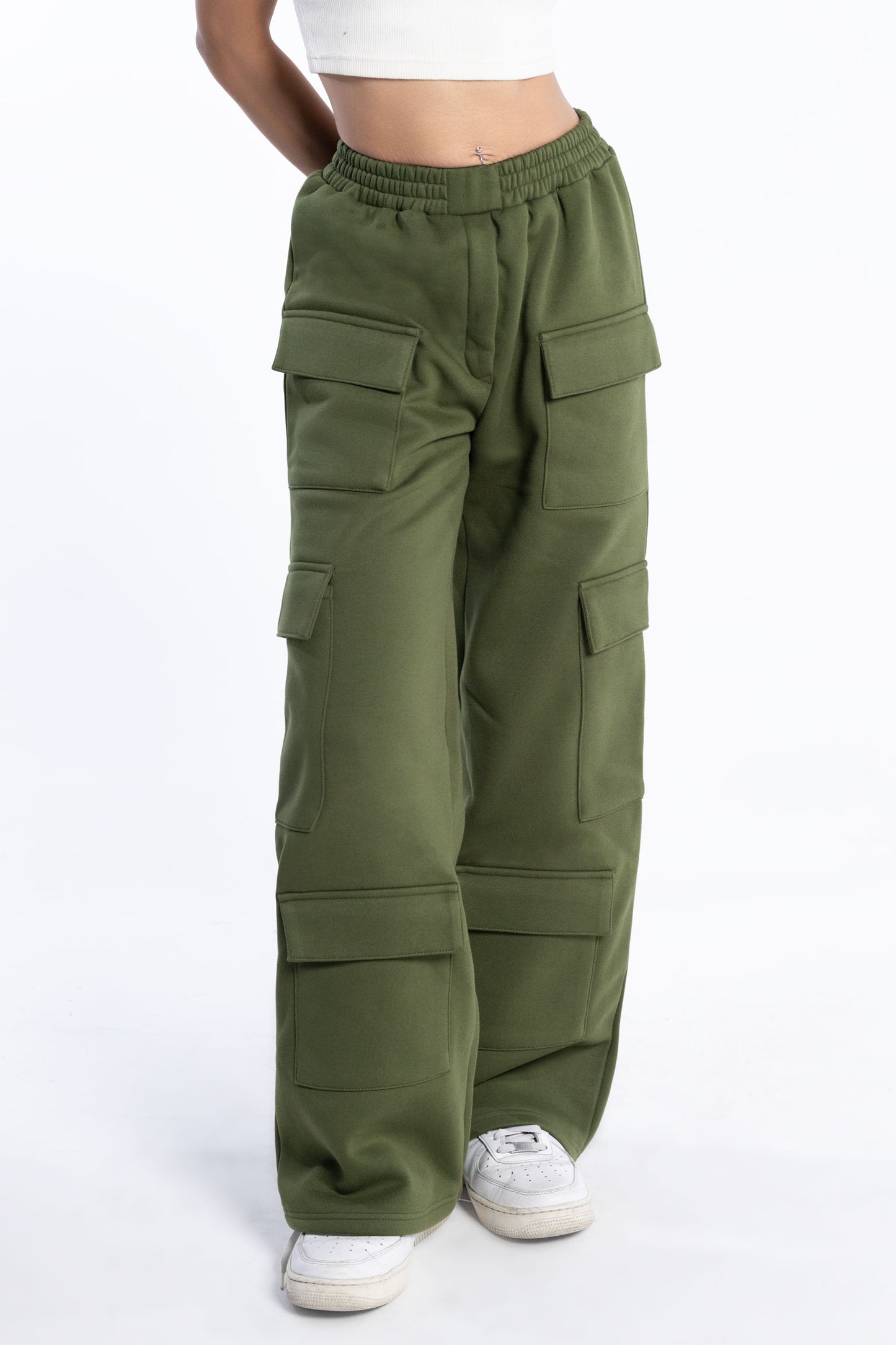 Multi pocket cargo joggers