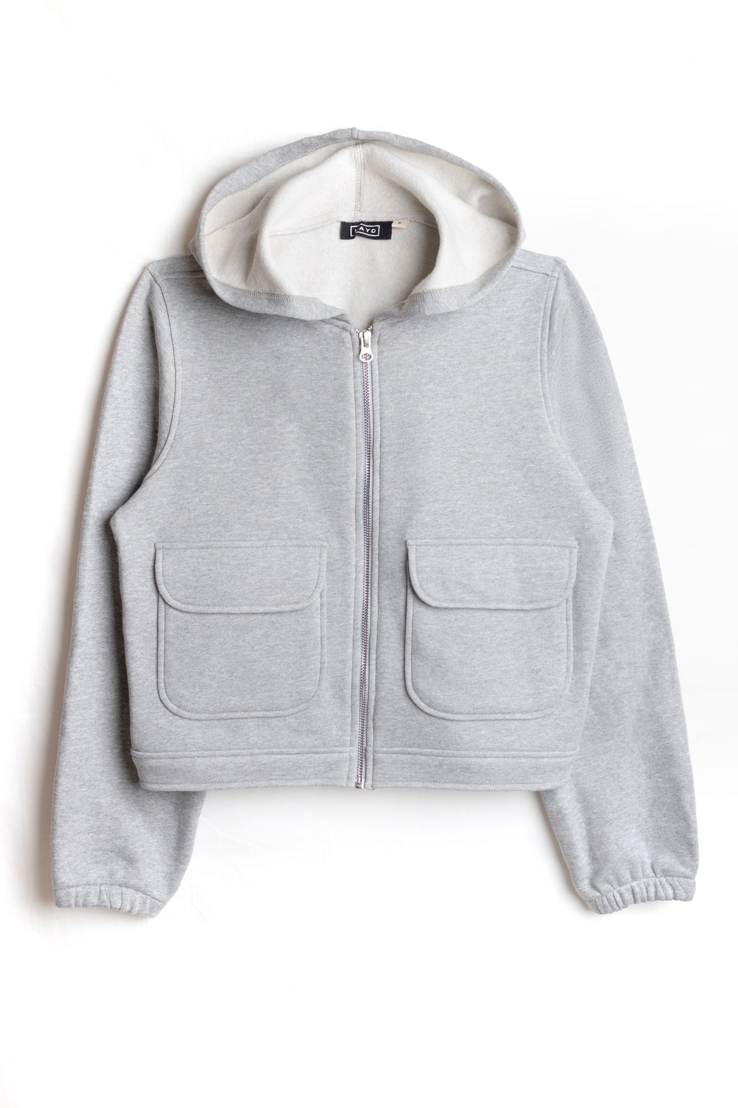 Twin pocket zip hoodie