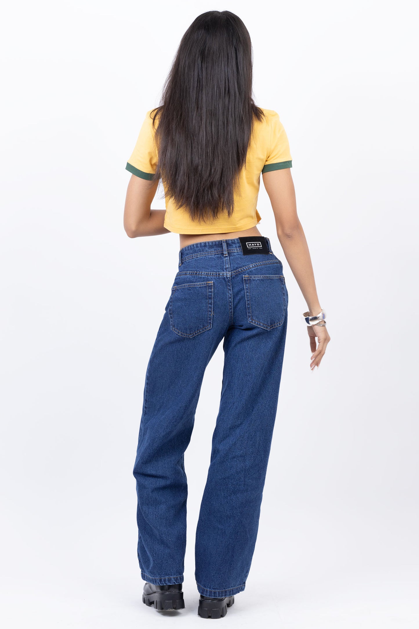 Low waist straight fit jeans