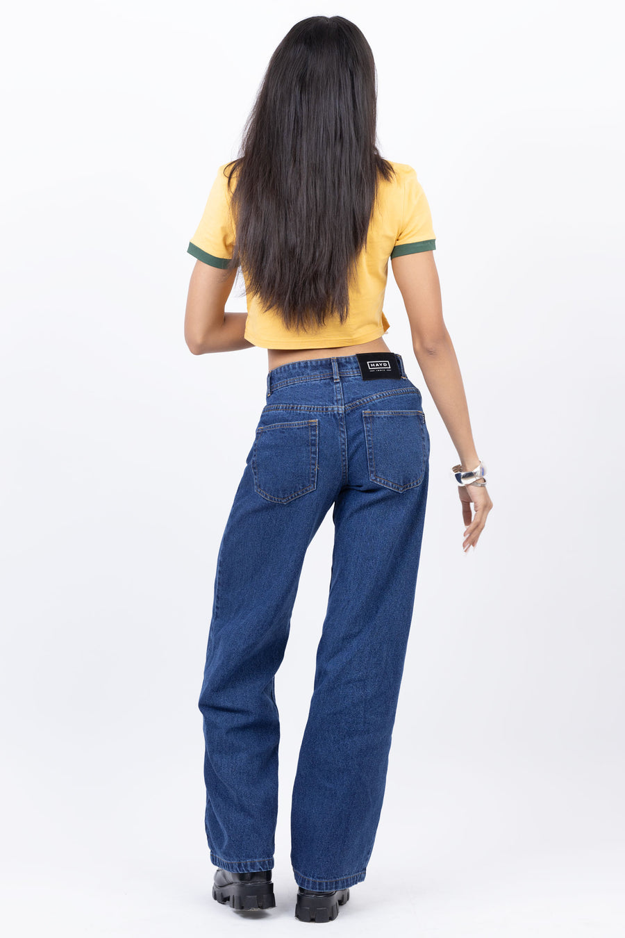 Low waist straight fit jeans