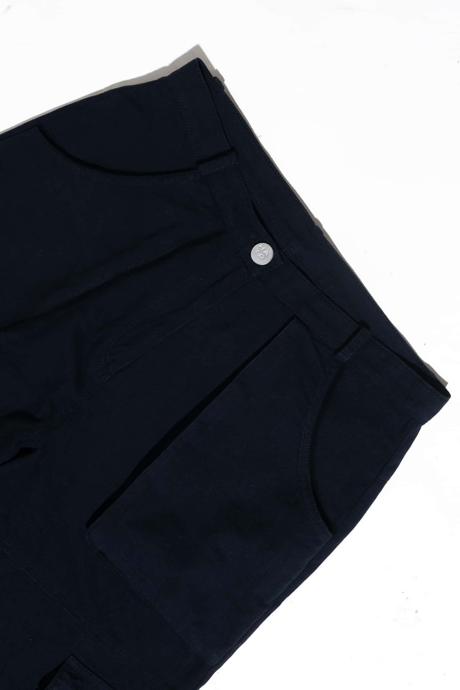 Zipper fly flap baggy cargo pants