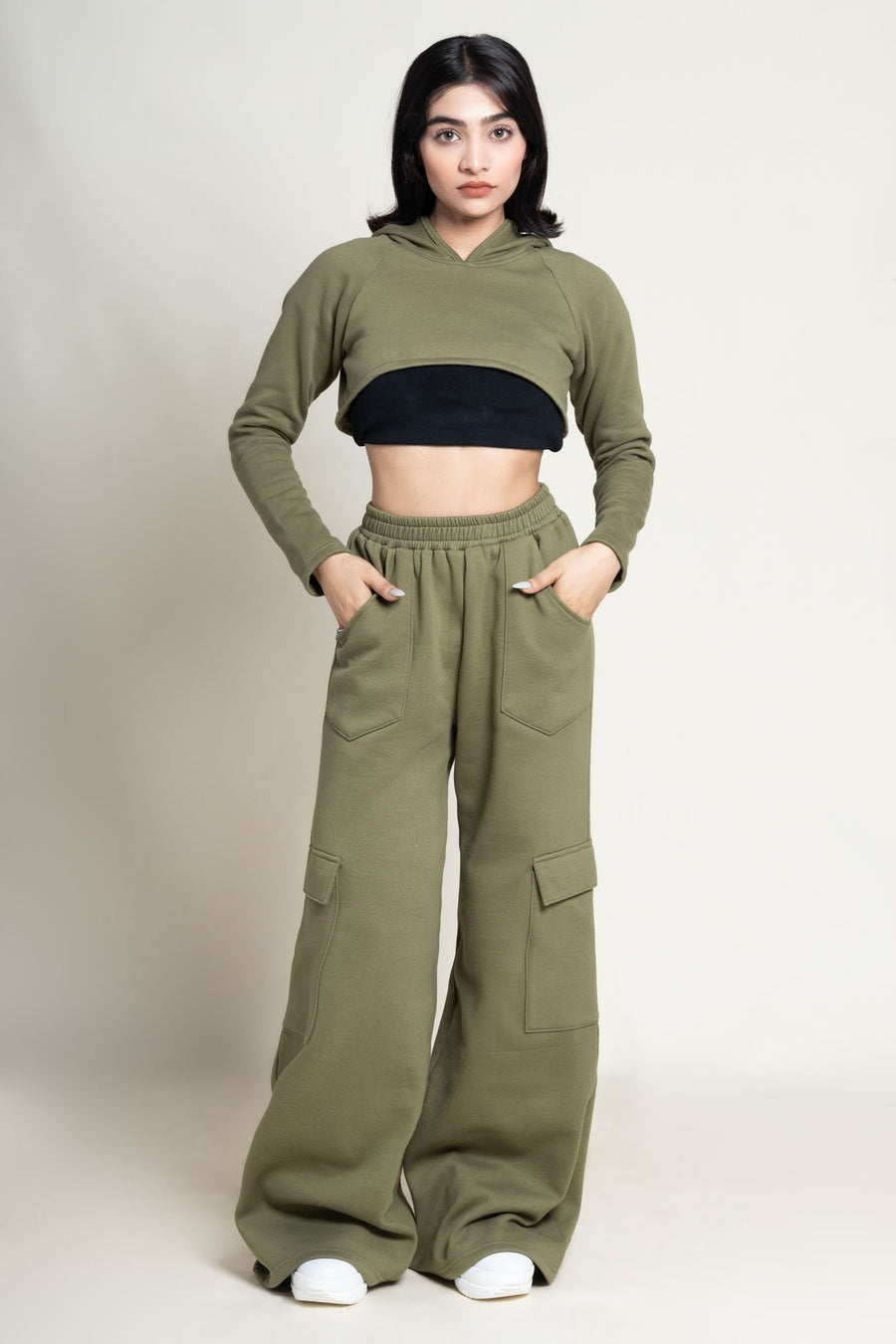 Classic cropped hoodie