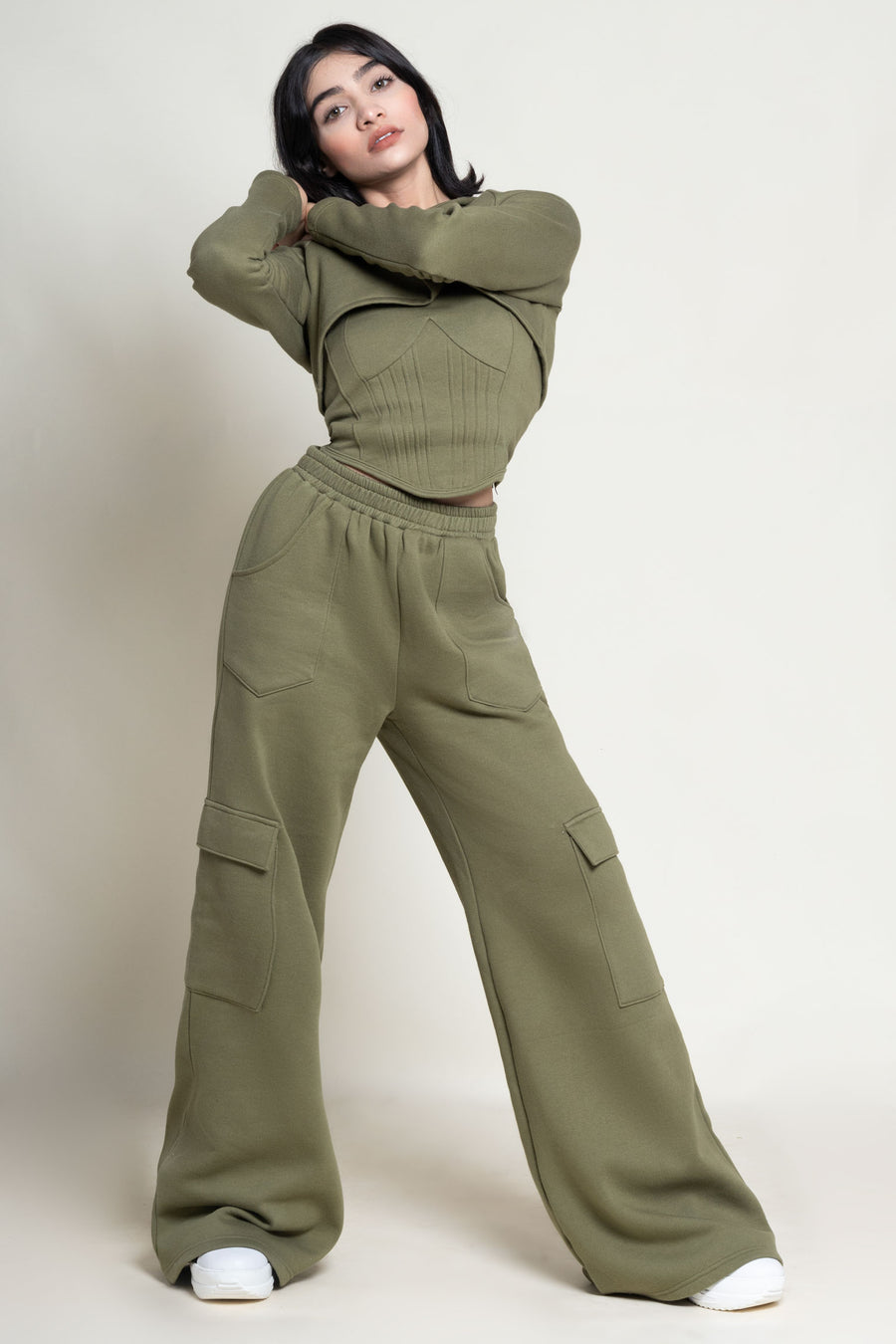 Classic cropped hoodie