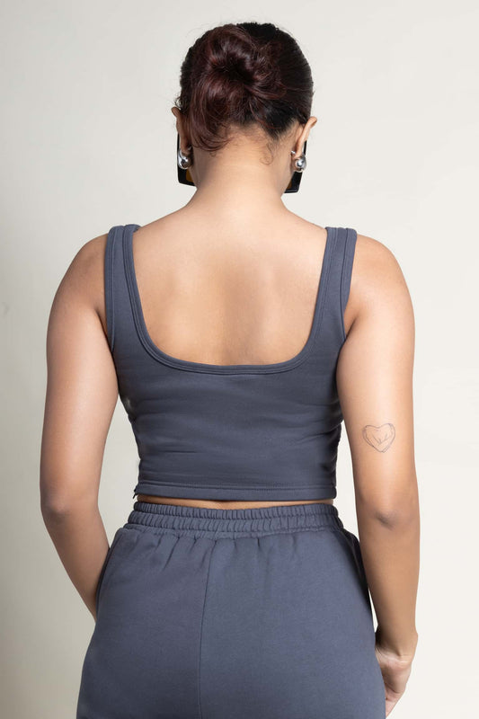 Sleeveless corset top