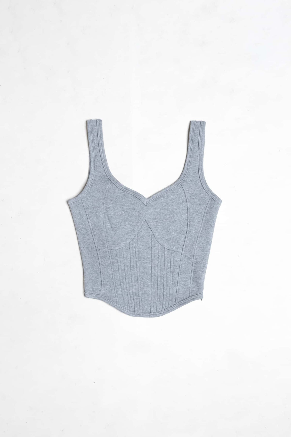 Sleeveless corset top