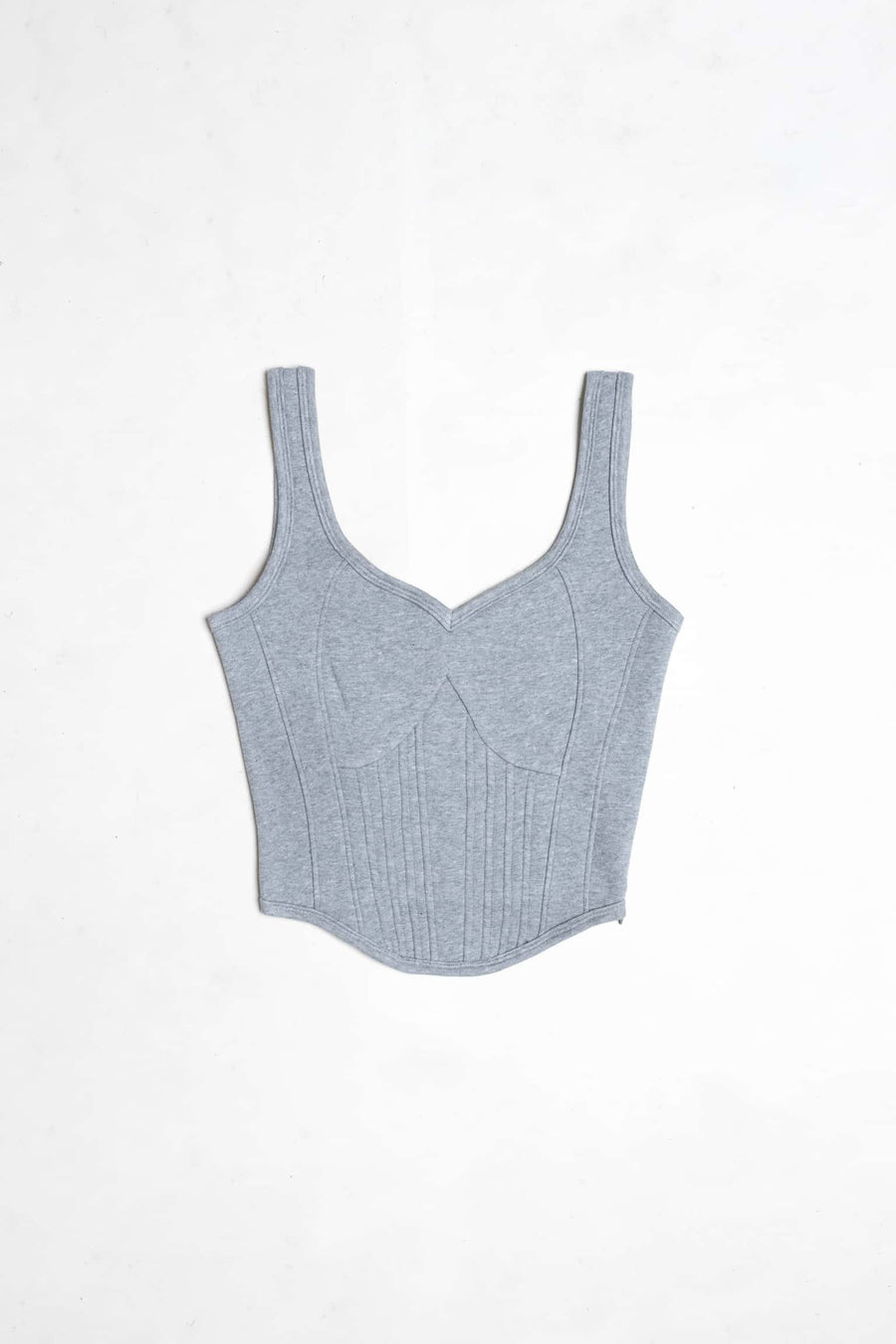 Sleeveless corset top