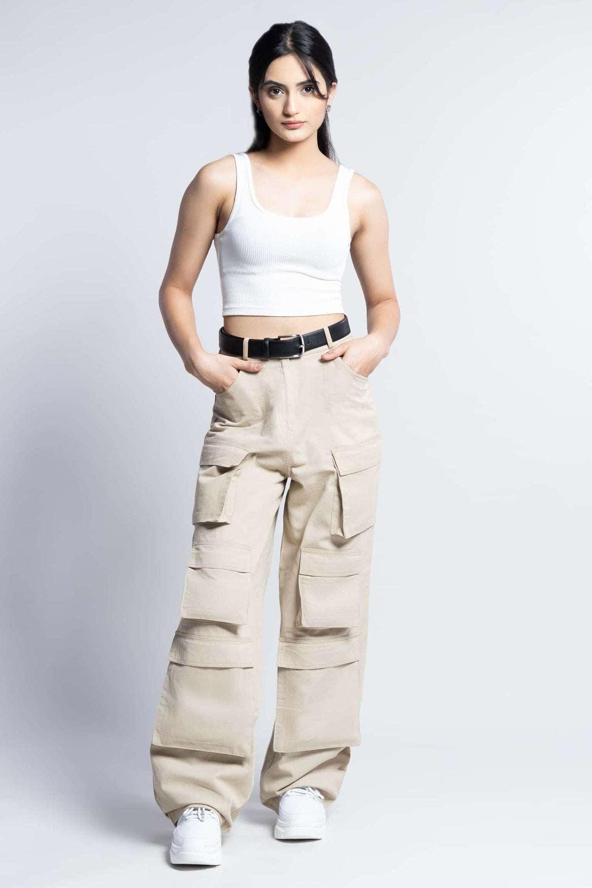 y2k front pocket baggy cargo pants