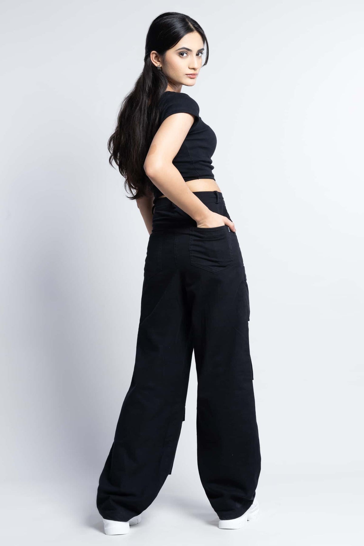 y2k front pocket baggy cargo pants